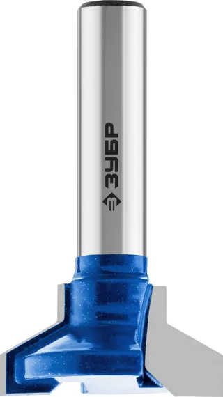 ЗУБР 25.4 x 12.7 мм, высота 12.7 мм, фреза пазовая Т-образная №2, Профессионал (28750-25.4)