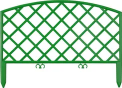 GRINDA Плетень, 24 х 320 см, зеленый, 7 секций, декоративный забор (422207-G)