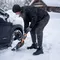 Лопата для уборки снега полипропиленовая, 275х365х790 мм, стальной черенок, Stels