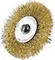 ЗУБР 5 шт, 25/40/55/63/78 мм, витая латунированная, стальная проволока, набор дисковых щеток-крацовок для дрели, Профессионал (3521-H5)