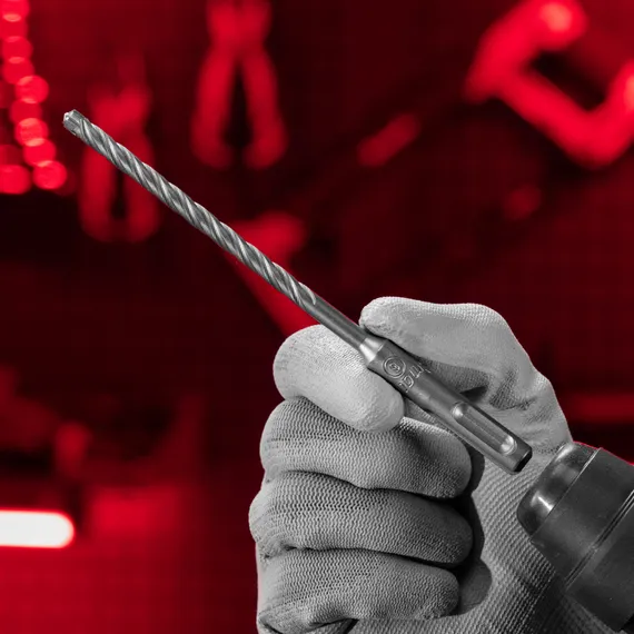 Бур по бетону, 6 x 160 мм, SDS Plus c крестовой пластиной Matrix