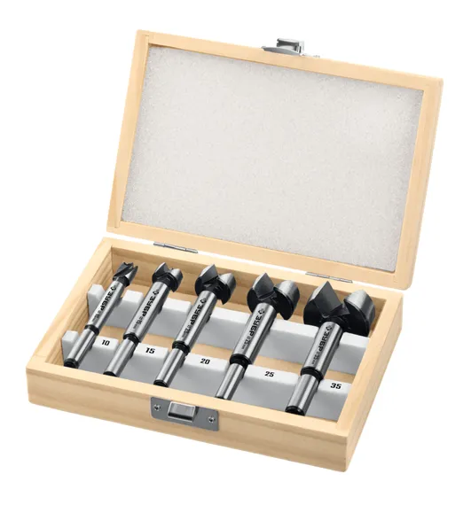 ЗУБР Форстнер 5 шт: 10-15-20-25-35 мм, набор сверл Форстнера по дереву, фанере, ДСП(2994-H5)