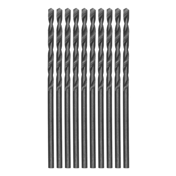 Сверло по металлу, 2 мм, полированное, HSS, 10 шт, цилиндрический хвостовик Matrix