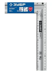 ЗУБР ЭКСПЕРТ 250 мм, жесткий столярный угольник, Профессионал (34392-25)