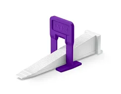 STAYER СВП TileFix, комплект: 1,5 мм, зажим + клин, 50 + 50 шт, система выравнивания плитки ″ворота″ (33842-H50)