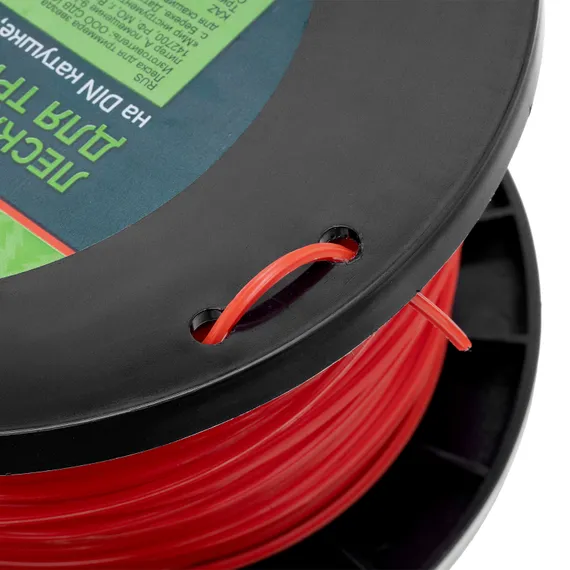 Леска для триммера звезда, на DIN катушке, 2.4 мм х 160 м, Сибртех