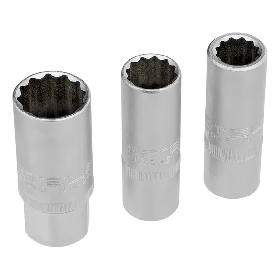 Набор инструментов 1/2", 1/4", CrV, 12 гранные головки, пластиковый кейс, 109 предмета Stels