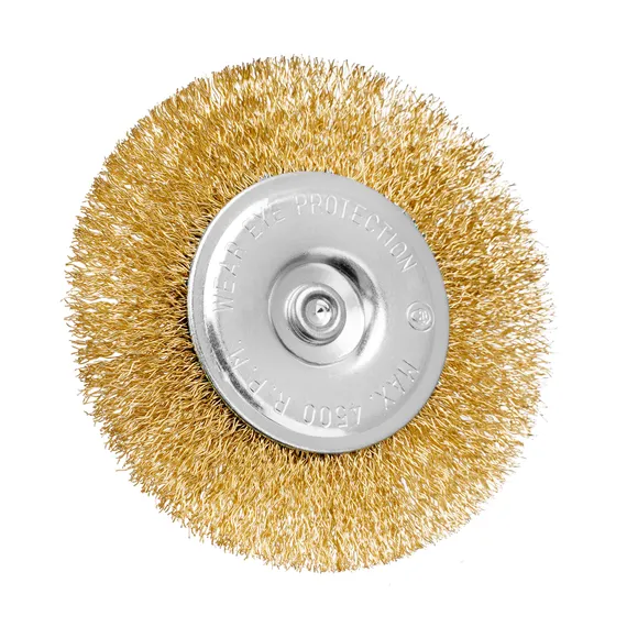 Набор щеток для дрели, 6 шт, 5 плоских 40-50-65-75-100 мм + 1 "чашка" 50 мм, со шпильками Matrix