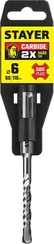 STAYER 6 x 110 мм, SDS-plus бур, Professional (2930-110-06)