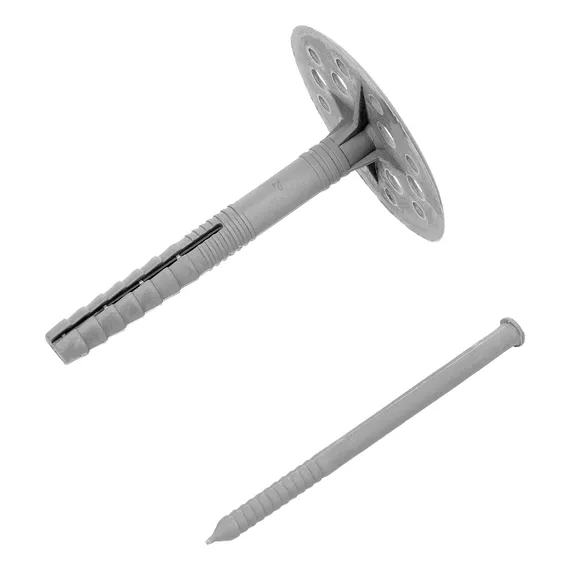 Дюбель, "Гриб" для крепления утеплителя, 100 мм, 45 шт/уп Сибртех