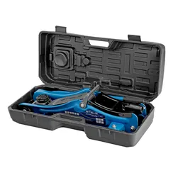 Домкрат гидравлический подкатной, 2т Low Profile, 80-380 мм, в пласт. кейсе Stels