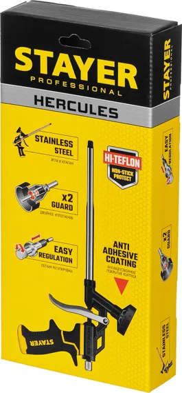 STAYER Hercules, тефлоновый пистолет для монтажной пены, Professional (06861)
