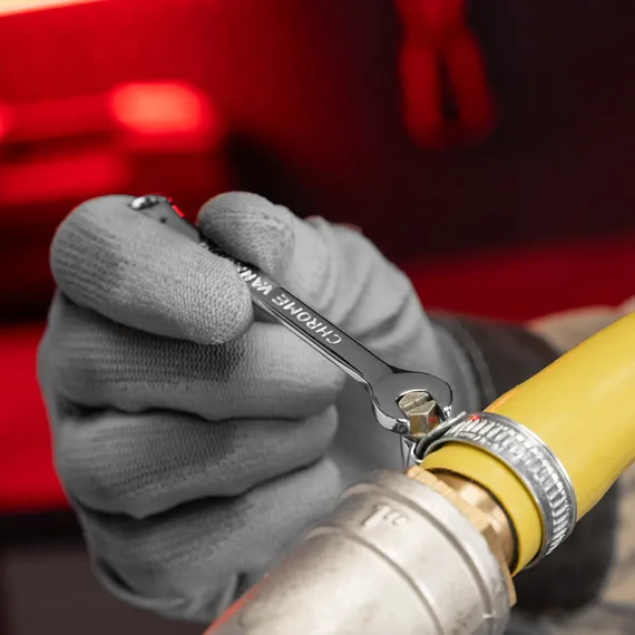 Ключ комбинированный, 7 мм, CrV, полированный хром Matrix