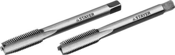 STAYER M8 х 1.0, 2 шт, комплект метчиков (28025-08-1.0-H2)