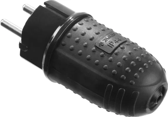 ЗУБР IP44, 16 A/220 В, обрезиненная вилка, Профессионал (55116-B)