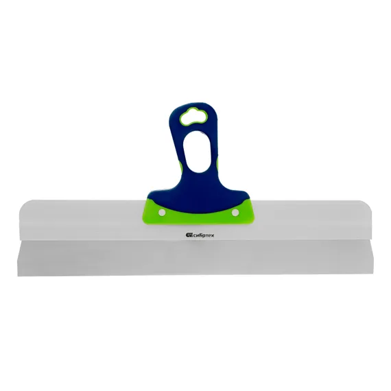 Шпатель фасадный, нержавеющая сталь, 450 мм, двухкомпонентная ручка Сибртех