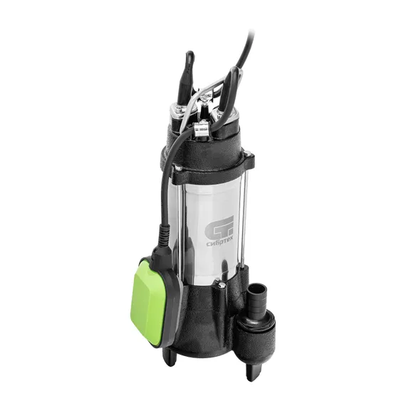 Фекальный насос СФН250, 250 Вт, напор 8 м, 10000 л/ч Сибртех