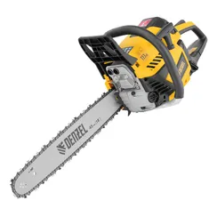 Пила цепная бензиновая DS-5218, шина 45 см, 52 см3, 3 л.с, шаг 0,325, паз 1,5 мм, 72 звена Denzel