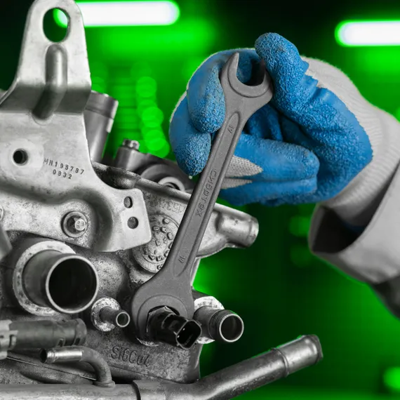 Набор ключей рожковых, 6 - 32 мм, 12 шт., CrV, фосфатированные Сибртех