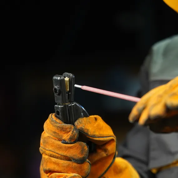 Электроды DER-46, диам. 4 мм, 1 кг, рутиловое покрытие Denzel