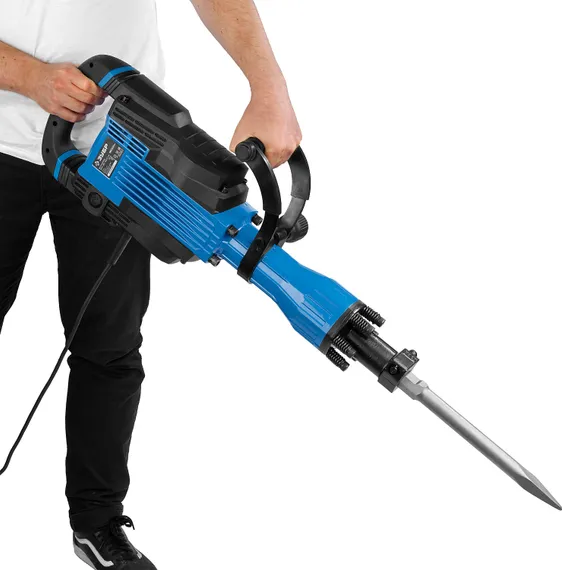 ЗУБР Бетонолом, 35 Дж, 1600 Вт, АВТ, отбойный молоток HEX-30, Профессионал (ЗМ-35-1600 ВК)