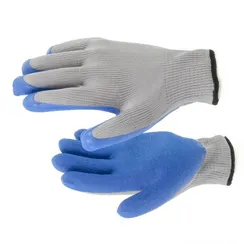 Перчатка двойная утепленная, латексное рельефное покрытие, 127 г Сибртех