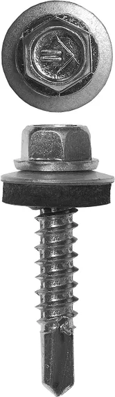 ЗУБР СКМ, 75 х 5.5 мм, цинк, 800 шт (8 кг.), кровельный саморез, Профессионал (4-300310-55-075)