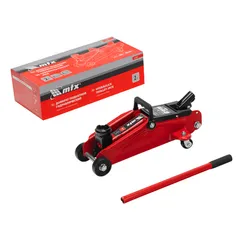 Домкрат гидравлический подкатной, 2 т, 140-340 мм MTX