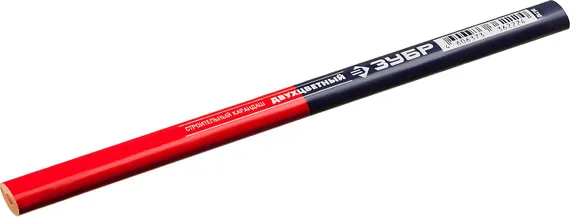 ЗУБР КС-2 180 мм, HB, двухцветный строительный карандаш (06310)