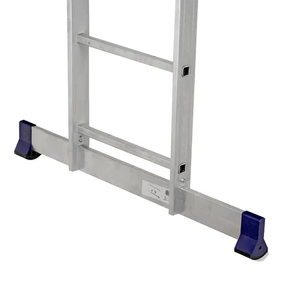 Лестница, 3 х 13 ступеней, алюминиевая, трехсекционная, Сибртех