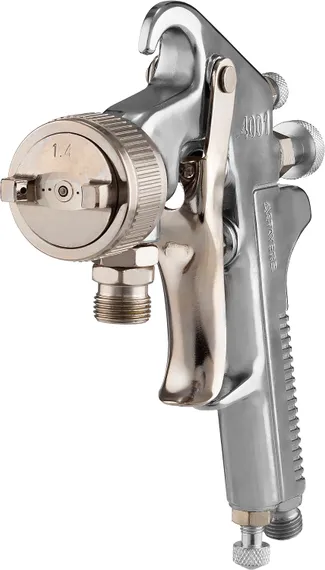 STAYER AirPro S, EA 1.4 мм, пневматический краскопульт с нижним бачком, Professional (06477-1.4)