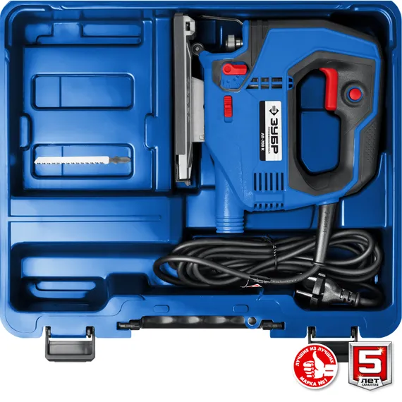 Лобзик электрический ЗУБР 700 Вт, 90 мм кейс Профессионал (ЛП-700 К)