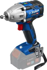 Бесщеточный гайковерт, ЗУБР Т7, 20 В, 500 Н·м, без АКБ, Профессионал (GB-500)