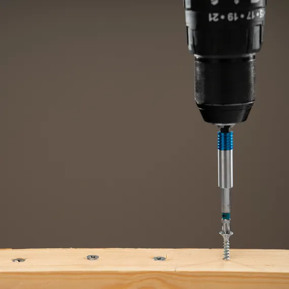 Адаптер для бит с двойным держателем и магнитом, 65 мм, 1/4 Gross