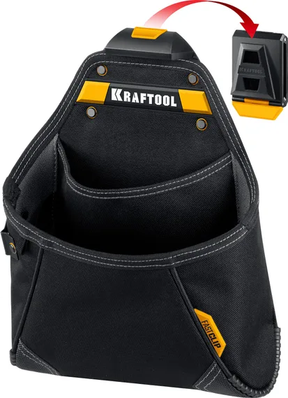 KRAFTOOL KP-12 поясная сумка с быстросъёмным креплением FastClip, 260 х 340 мм (38774)