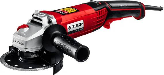 УШМ, (болгарка) электрическая, ЗУБР 1200 Вт, d125 мм, регулировка оборотов (УШМ-125-1205 Э)