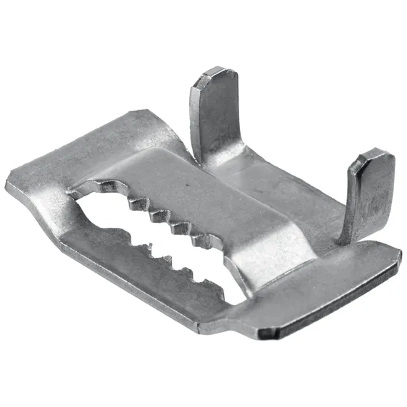 ЗУБР БГЛ, 20 мм, 150 шт, бюгель для бандажной ленты нержавеющий, Профессионал (310266)