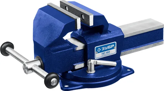ЗУБР Урал, 10 кг, слесарные тиски, Профессионал (32606-125)