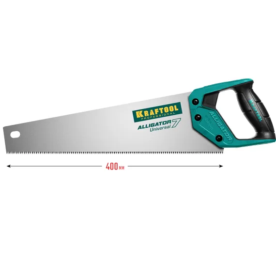 KRAFTOOL Alligator Universal 7, 400 мм, универсальная ножовка (15004-40)