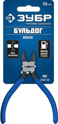 ЗУБР Бульдог, 125 мм, для пластика и меди, мини бокорезы, Профессионал (22175-8-15)