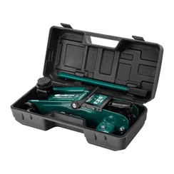 Домкрат гидравлический подкатной, 2 т, 135-320 мм, в пласт. кейсе Сибртех