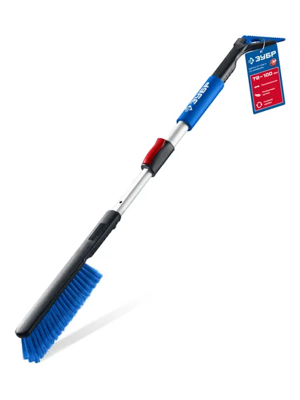 ЗУБР телескопическая щётка от снега со скребком автомобильная, 775-1000 мм, Профессионал (61066)