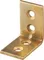 ЗУБР УМ-2.0, 25 x 25 x 17 x 2 мм, желтый цинк, узкий мебельный уголок (31031-25)