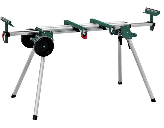 KRAFTOOL MSA-1200 U, (1120-2650)х765х970 мм, алюминиевый мобильный стол для торцовочных пил с ручкой и колесами (38782-2)