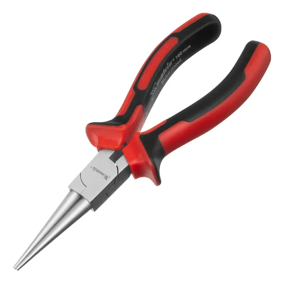 Круглогубцы Nickel, 160 мм, никелированные, двухкомпонентные рукоятки Matrix