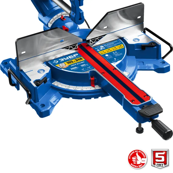 Пила торцовочная с протяжкой ЗУБР Профессионал d 305 х 30 мм 2000 Вт (ППТ-305-П)