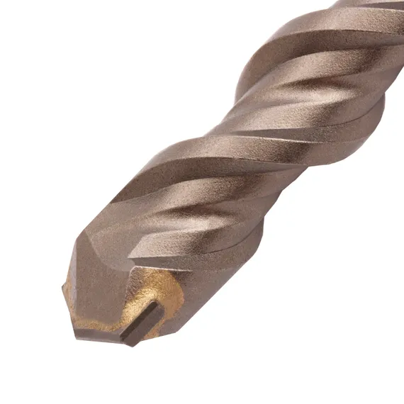 Бур по бетону, двойная спираль, три пылеотводящие кромки, 18 x 260 мм DENZEL