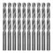Сверло по металлу, 10 мм, полированное, HSS, 10 шт, цилиндрический хвостовик Matrix