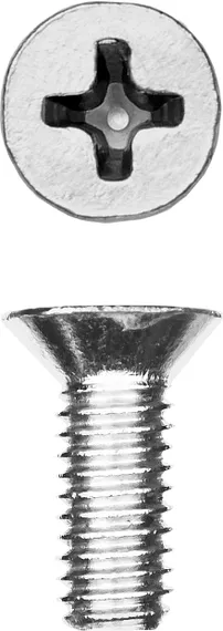 ЗУБР DIN 965, кл. пр. 4.8, M6 х 16 мм, цинк, 9 шт, винт с потайной головкой (303116-06-016)