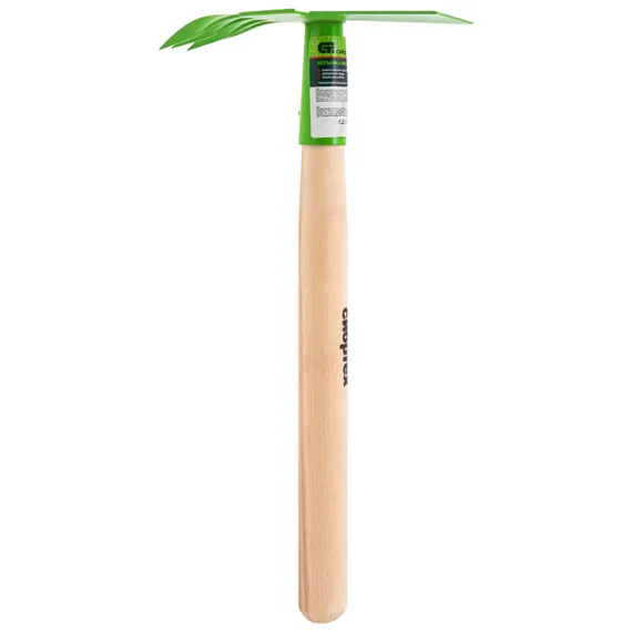 Мотыжка комбинированная, 80 х 380 мм, стальная, деревянная рукоятка, Агроном, Сибртех